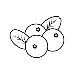 berries icon vector illustration eps