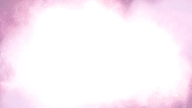 Pink Fairy Valentine Day Background/ Animation of an abstract background with pink smoke patterns and organic particles for valentine day holidays