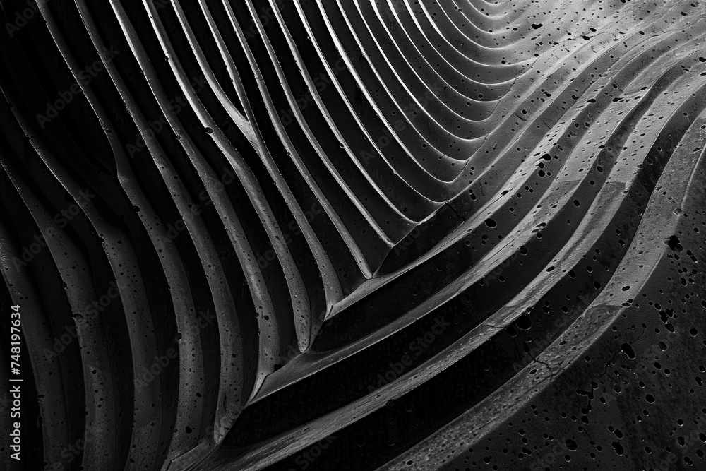 Poster abstract background with a 3d surface. repetitive pattern. hi-tech futuristic. materials science. ba