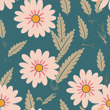 Organic flat design colorful flower collection 