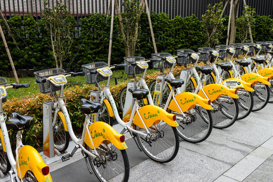 Shared bike in Taipei city
