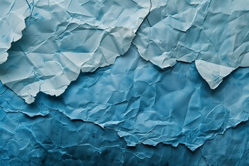 Fototapeta premium A piece of paper featuring a blue and white design.