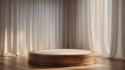 empty luxury product display podium . Cosmetics presentation ideas 