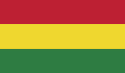National Flag of Bolivia Vector, Bolivia sign, Bolivia Flag