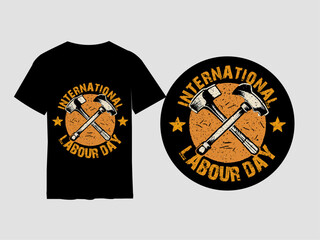 unique and modern labor day t-shirt design 