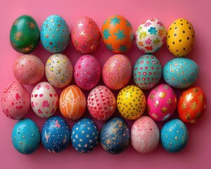 Fototapeta premium easter eggs, colorful, celebration