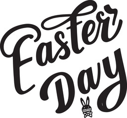 Easter Day Typography, Vector, t-shirt Design