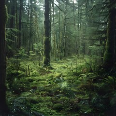 Fototapeta premium morning in the forest