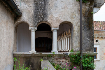 Fototapeta na wymiar Landscape from Malaspina Castle, Massa