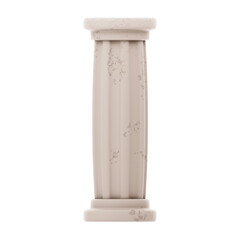 pillar column 3d illustration