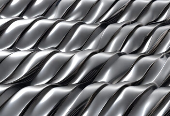 Wavy metal background