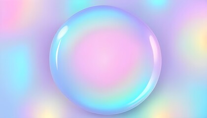 pastel blue tones, Radial gradient, cute holographic background design, flat lay