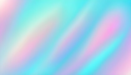 Fototapeta premium pastel blue tones cute holographic gradient background design, grainy plain textured