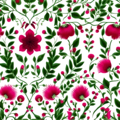 Foto auf Acrylglas seamless floral background © Eky Epsa