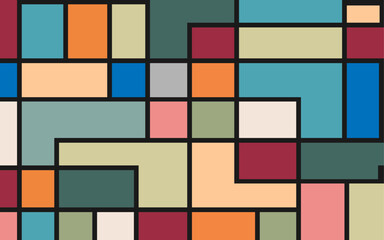 Geometrical pattern layout design. Abstract background template design.