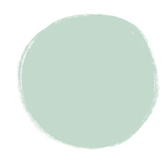 Icône ronde bleu-vert minimaliste  - obrazy, fototapety, plakaty