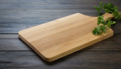 Cutting board isolated on white background.