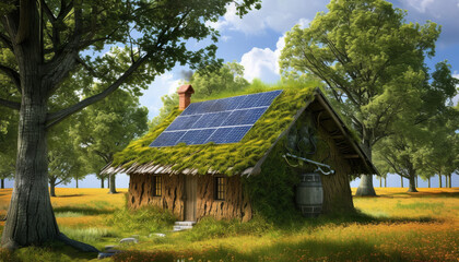 Fototapeta na wymiar Green Living: Sustainable Home Improvements