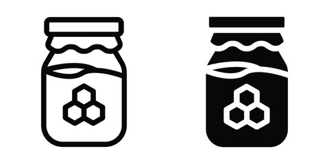 Honey icon. sign for mobile concept and web design. vector illustration