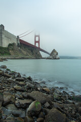 Naklejka premium golden gate bridge