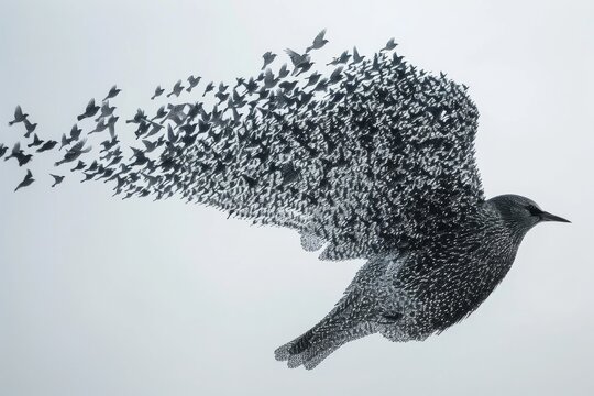 Murmuration Notelets Murmuration-Bilder: Stock-Fotos & -Videos. | Adobe Stock
