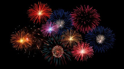 Fireworks light up the night sky in a dazzling display of color and light. The perfect way to celebrate any special occasion.