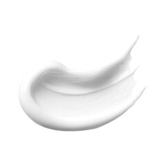 Smear of cream on a transparent background. Beauty and Cosmetics. Health and care