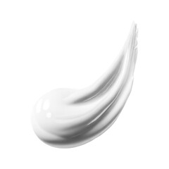 Smear of cream on a transparent background. Beauty and Cosmetics. Health and care