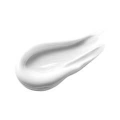 Smear of cream on a transparent background. Beauty and Cosmetics. Health and care