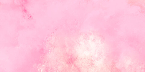 Abstract watercolor pink texture with splashes. Watercolor background with space. Soft pink watercolor grunge texture background. 