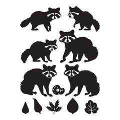 silhouettes of animals