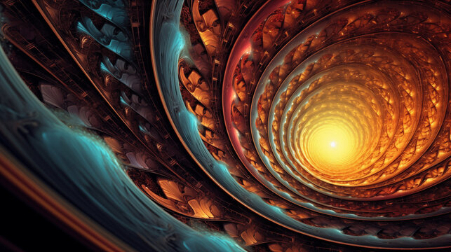 Fractal dimensions of the psyche.Wallpaper Backgound