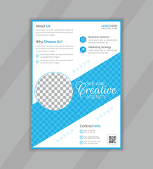 Corporate flyer design template