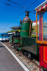 The legendary locomotive No.7, built in 1873 in Goldau, Switzerland.