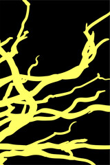 Obraz premium ramas, arboles, siluetas, vegetacion, roble, bosque, paisaje, vector, hojas, abstracto, sauce, tronco, malesa, pegatina
