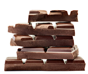 chocolate sweet food dessert stack brown cocoa dark piece delicious ingredient calorie nutrition