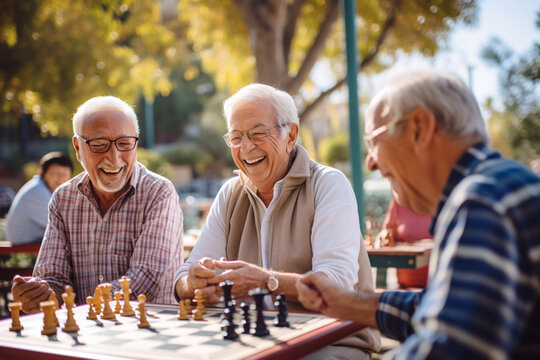 Couple Playing Chess