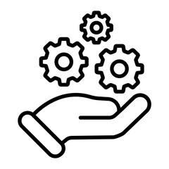 Management Service Line Icon