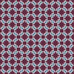 Multi color seamless abstract pattern. Background and backdrop. Multi Colored. Colorful ornamental design. Colored mosaic ornaments. Vector graphic illustration. EPS10.