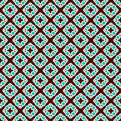 Multi color seamless abstract pattern. Background and backdrop. Multi Colored. Colorful ornamental design. Colored mosaic ornaments. Vector graphic illustration. EPS10.