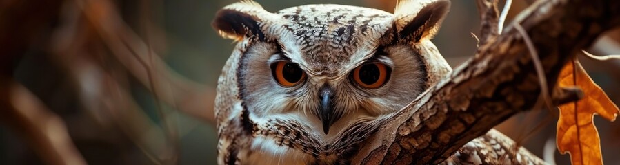 a close up of an owl