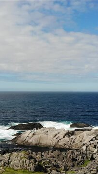 coast of noway sea and rocks