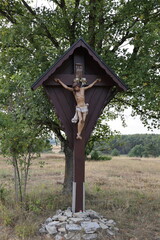 Wegekreuz bei Sandharlanden in Bayern
