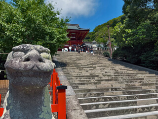 Spiritual Retreat: Kamakura's Tsurugaoka Hachimangu Temple, Kanagawa Prefecture, Japan