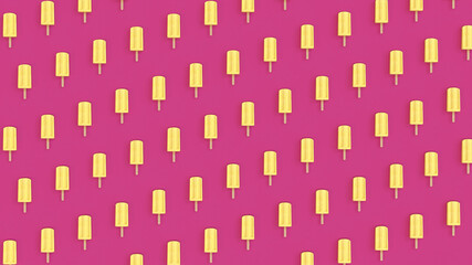 Ice cream pattern background A