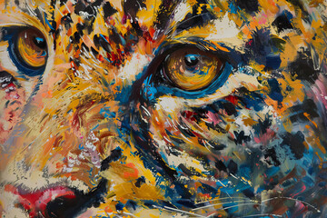 impressionism art leopard