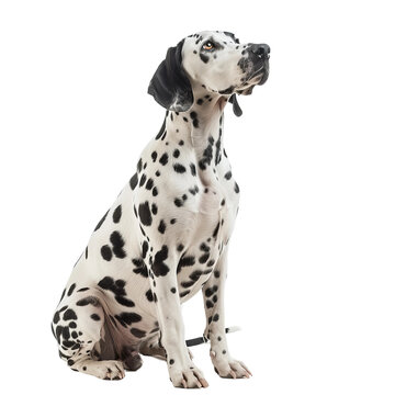 dalmatian puppy isolated on white