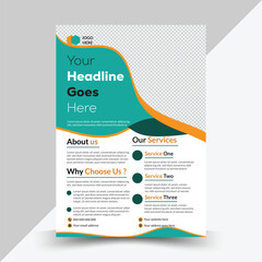 Corporate Business Marketing flyer design templates for Office, Company, Marketing, and Multipurpose Use.