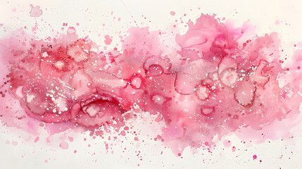 A Pink Watercolor Stain: Capturing the Subtle Beauty of Fluid Art in a Single Moment