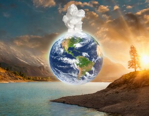 effects of global warming generated with artificial intelligence